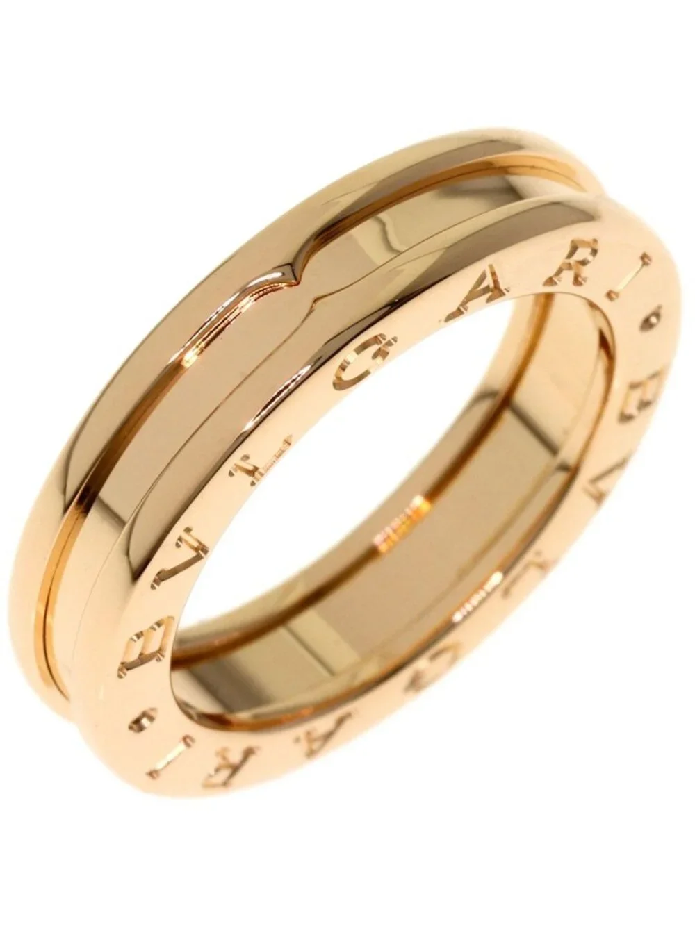 Bvlgari B-zero One Band 51 Ring 18k Pink Gold